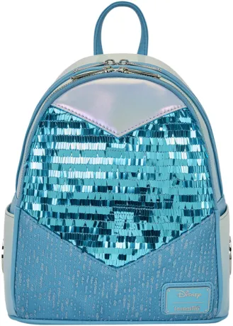 Mini sac à dos Princesse Elsa Cosplay Sequin Paillette Loungefly