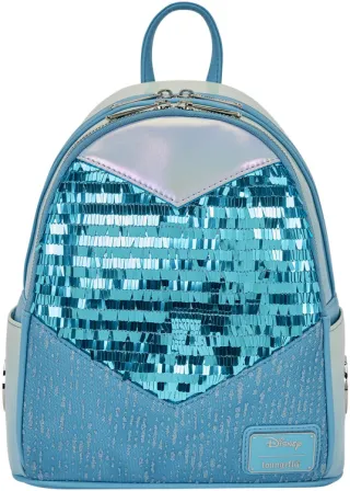 Mini sac à dos Princesse Elsa Cosplay Sequin Paillette Loungefly