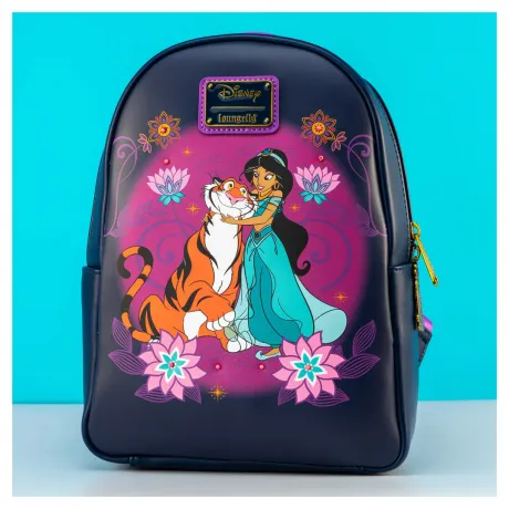 Mini sac à dos Princesse Jasmine et Rajah Floral Loungefly