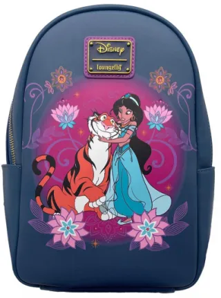 Mini sac à dos Princesse Jasmine et Rajah Floral Loungefly