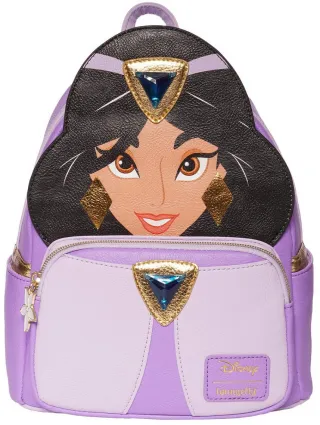 Mini sac à dos Princesse Jasmine Tenue Violette Cosplay Loungefly