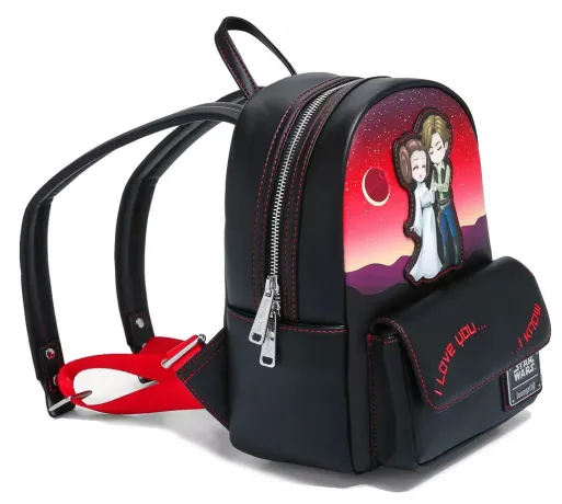 Mini sac à dos Princesse Leia et Han Solo &quot;Je T&#039;aime&quot; Loungefly