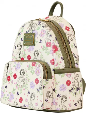 Mini sac à dos Princesses Croquis Impression Intégrale Loungefly