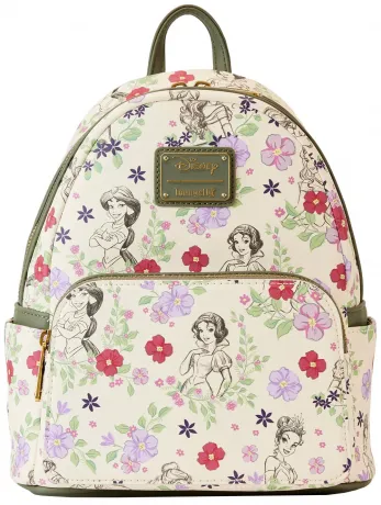 Mini sac à dos Princesses Croquis Impression Intégrale Loungefly