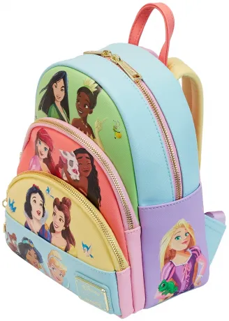 Mini sac à dos Princesses Disney Triple Poches Loungefly