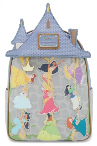Mini sac à dos Princesses Escaladent le Château de Raiponce Loungefly