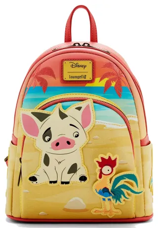 Mini sac à dos Pua &amp; Hei Hei Coucher de soleil Loungefly