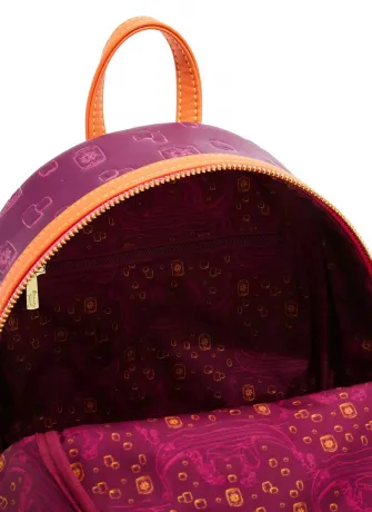 Mini sac à dos Raiponce et Flynn Scène du Bateau Glow Loungefly