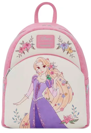 Mini sac à dos Raiponce Fleurs Loungefly