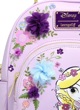 Mini sac à dos Raiponce Fleurs en Mousseline Loungefly