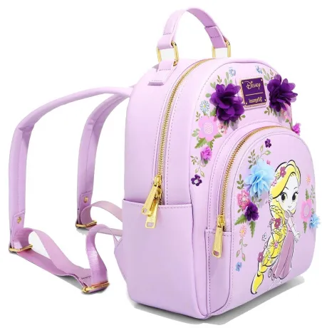 Mini sac à dos Raiponce Fleurs en Mousseline Loungefly