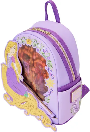 Mini sac à dos Raiponce Lenticulaire Loungefly