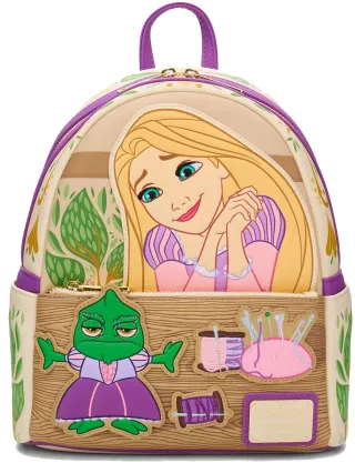 Mini sac à dos Raiponce &amp; Pascal Robe Loungefly