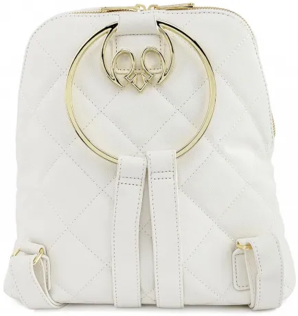 Mini sac à dos Rebel Blanc Or Loungefly