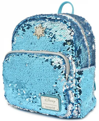 Mini sac à dos réversible Elsa Sequin Loungefly