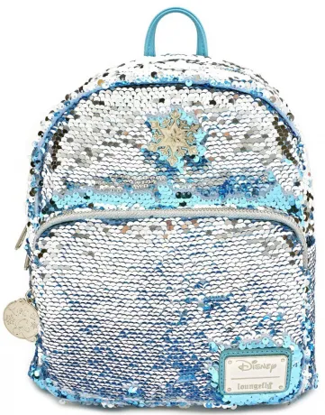 Mini sac à dos réversible Elsa Sequin Loungefly