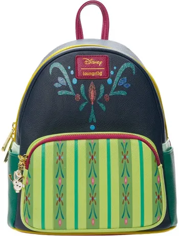 Mini sac à dos Robe verte de la Princesse Anna Cosplay Loungefly