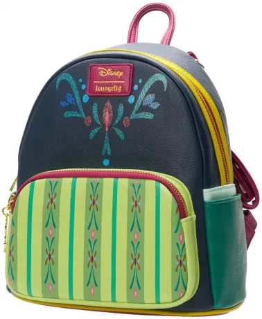 Mini sac à dos Robe verte de la Princesse Anna Cosplay Loungefly