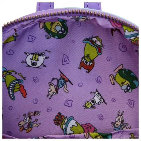 Mini sac à dos Rocko&#039;s Modern Life TV Lenticulaire Loungefly