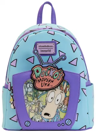 Mini sac à dos Rocko&#039;s Modern Life TV Lenticulaire Loungefly