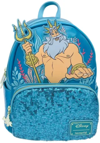 Mini sac à dos Roi Triton Sequin Loungefly