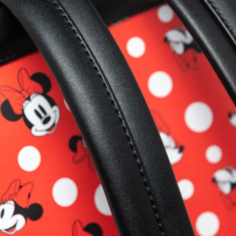 Mini sac à dos Rouge Minnie Mouse à Pois Impression Intégrale Loungefly