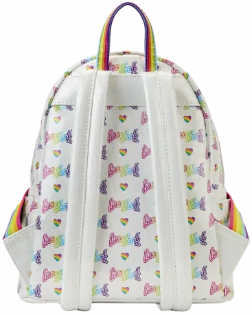 Mini sac à dos + Sac banane Cœur Arc-en-ciel Loungefly
