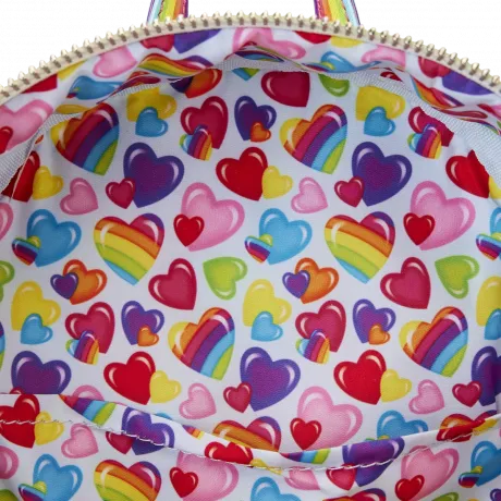 Mini sac à dos + Sac banane Cœur Arc-en-ciel Loungefly