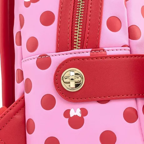 Mini sac à dos &amp; Sac Banane Minnie Nœud Rose Loungefly