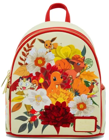 Mini sac à dos Salamèche et ses Amis Floral Loungefly