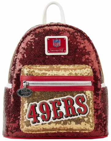 Mini sac à dos San Francisco 49ers Sequin Loungefly