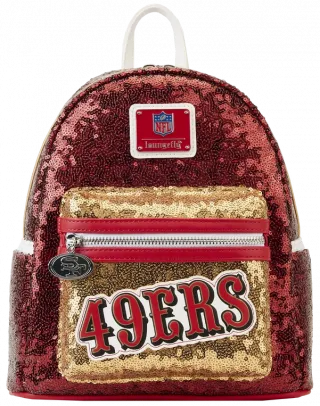 Mini sac à dos San Francisco 49ers Sequin Loungefly
