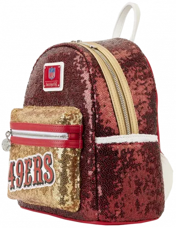 Mini sac à dos San Francisco 49ers Sequin Loungefly