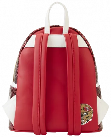 Mini sac à dos San Francisco 49ers Sequin Loungefly