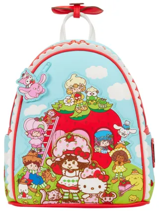Mini sac à dos Sanrio Hello Kitty x Charlotte aux Fraises Parfumé Loungefly