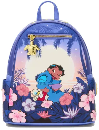 Mini sac à dos Scène Coucher de soleil floral Loungefly