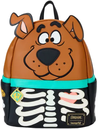 Mini sac à dos Scooby-Doo Squelette Cosplay Glow Loungefly
