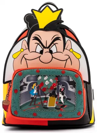 Mini sac à dos Reine de Cœur Villains Scène Loungefly