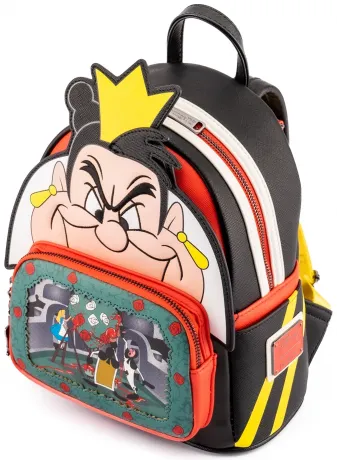 Mini sac à dos Reine de Cœur Villains Scène Loungefly