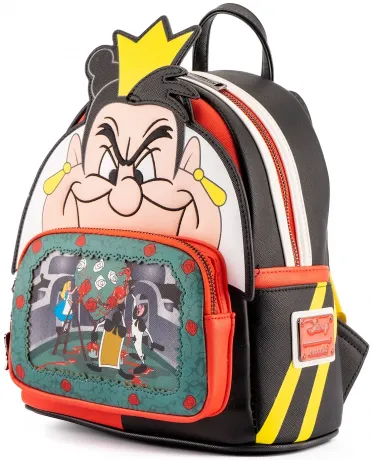 Mini sac à dos Reine de Cœur Villains Scène Loungefly