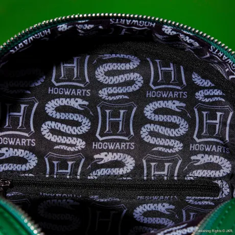 Mini sac à dos Serpentard avec Baguette Magique Loungefly