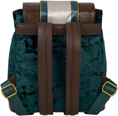 Mini sac à dos Serpentard Bannière en velours Loungefly