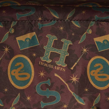 Mini sac à dos Serpentard Bannière en velours Loungefly