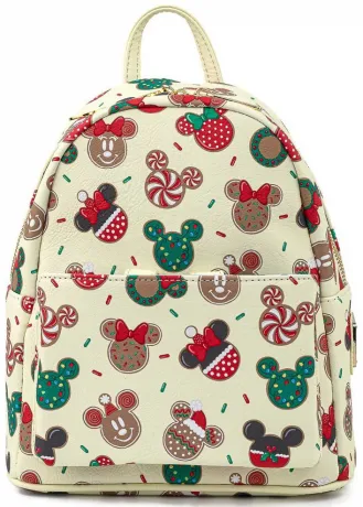 Mini sac à dos + Serre-tête Mickey et Minnie Mouse Biscuits de Noël Loungefly