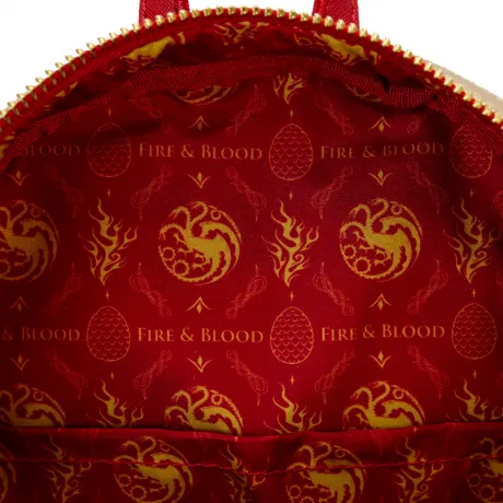 Mini sac à dos Sigle de la maison Targaryen Impression Intégrale Loungefly