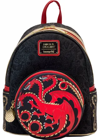 Mini sac à dos Sigle de la maison Targaryen Impression Intégrale Loungefly