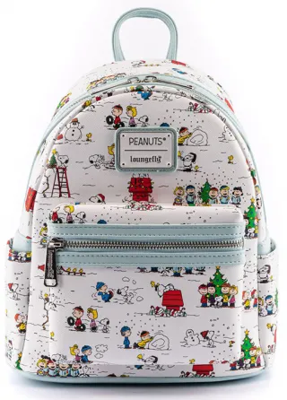 Mini sac à dos Snoopy Bonnes Vacances Impression Intégrale Loungefly