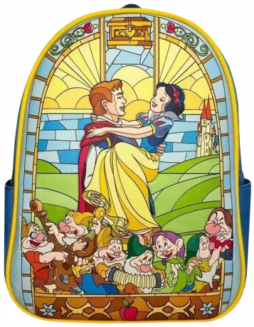 Mini sac à dos Blanche-Neige Vitrail Loungefly