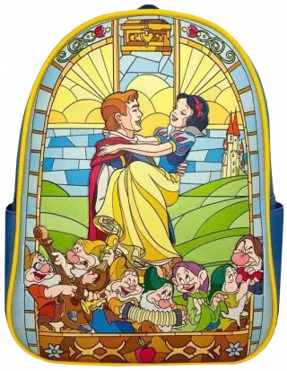 Mini sac à dos Blanche-Neige Vitrail Loungefly