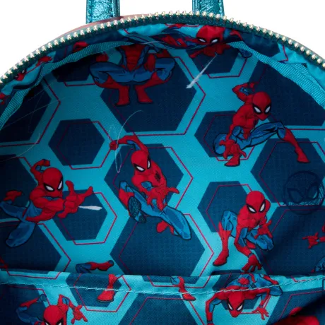 Mini sac à dos Spider-Man Cosplay Métallique Loungefly
